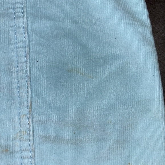 Free People Light Blue Courderoy Mini Skirt - Picture 4 of 6